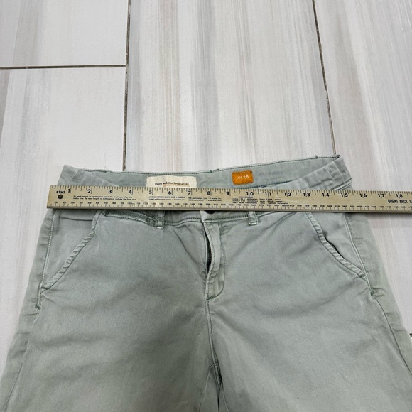 Anthropologie Pilcro & the Letterpress Pants Women's 28 Mint Green Chino - Picture 5 of 7